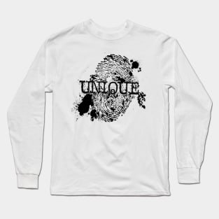 Unique  Thumbprint Long Sleeve T-Shirt